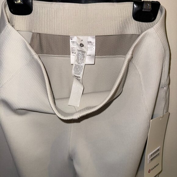 Lululemon Brushed Softstreme Ribbed Zip Flare Pant - Picture 4 of 4